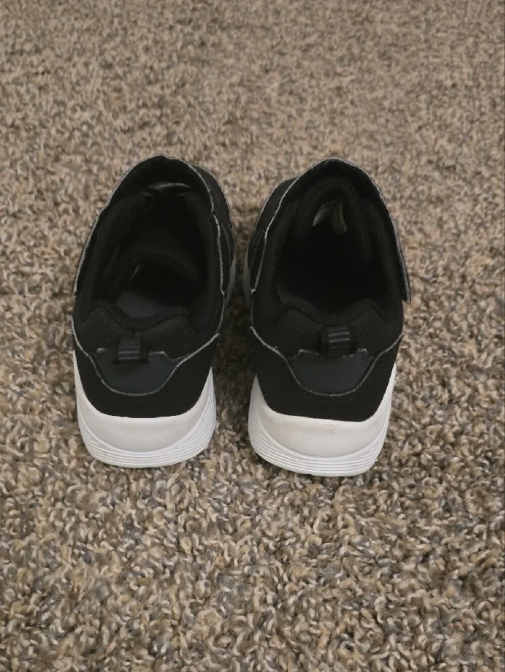 Skechers Boys Black & White Athletic Sneakers
